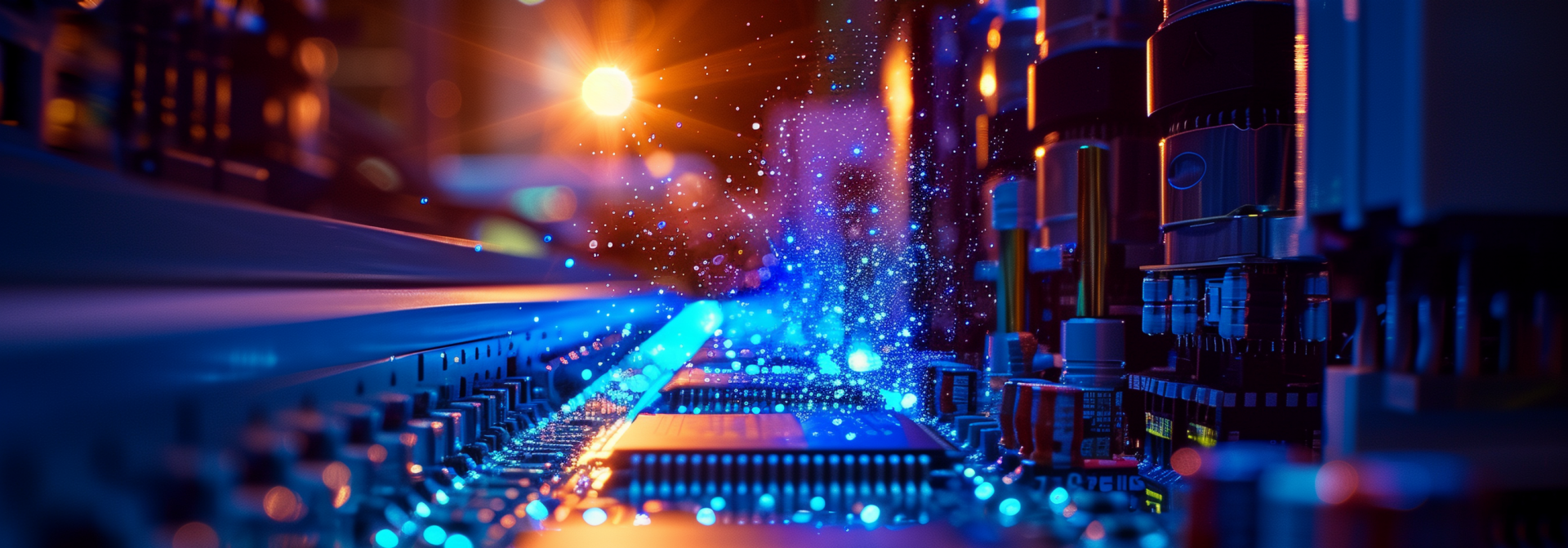 Startup Garage 10 years campaign logo in white lettering on a dark blue background that lightens from top left to bottom right.