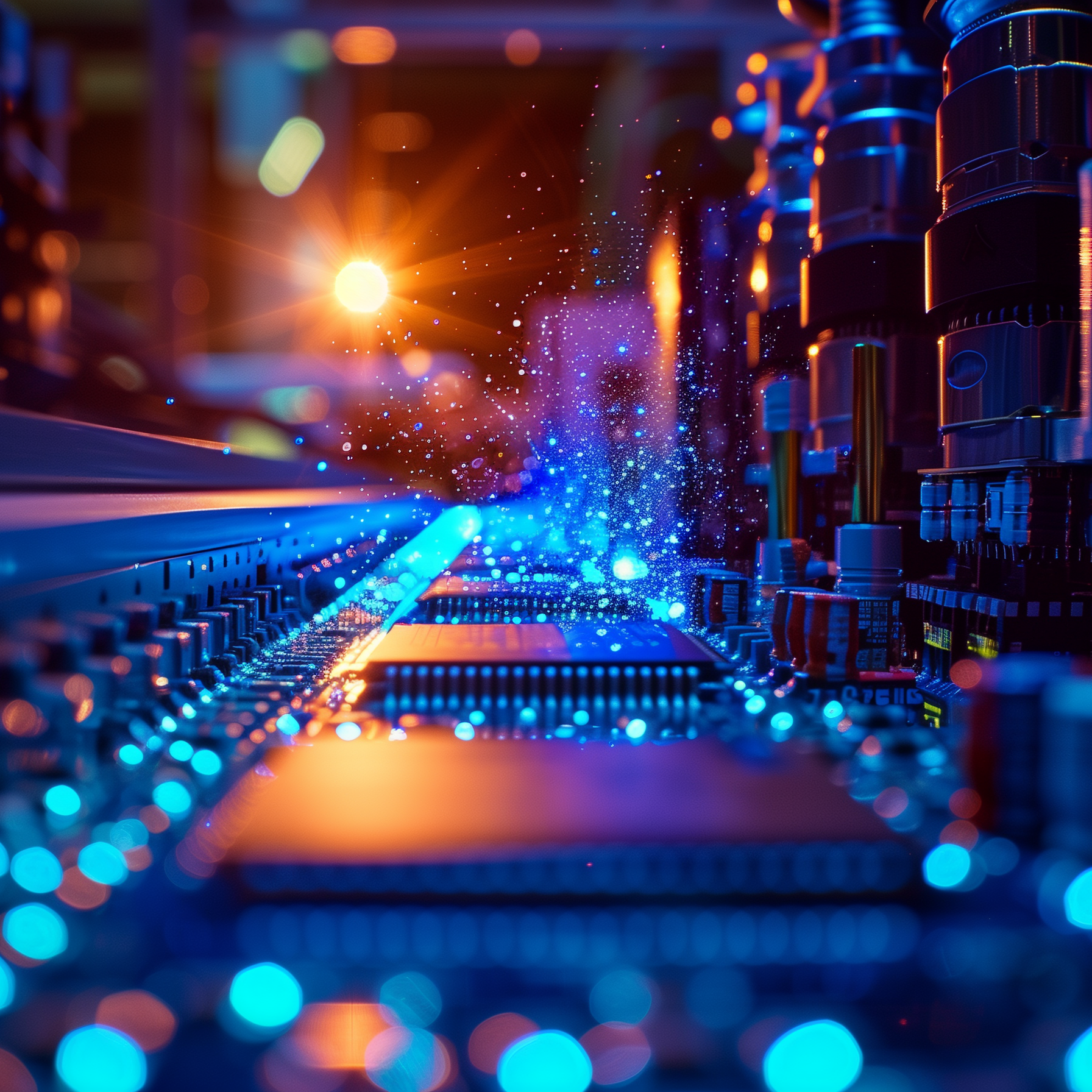 Startup Garage 10 years campaign logo in white lettering on a dark blue background that lightens from top left to bottom right.