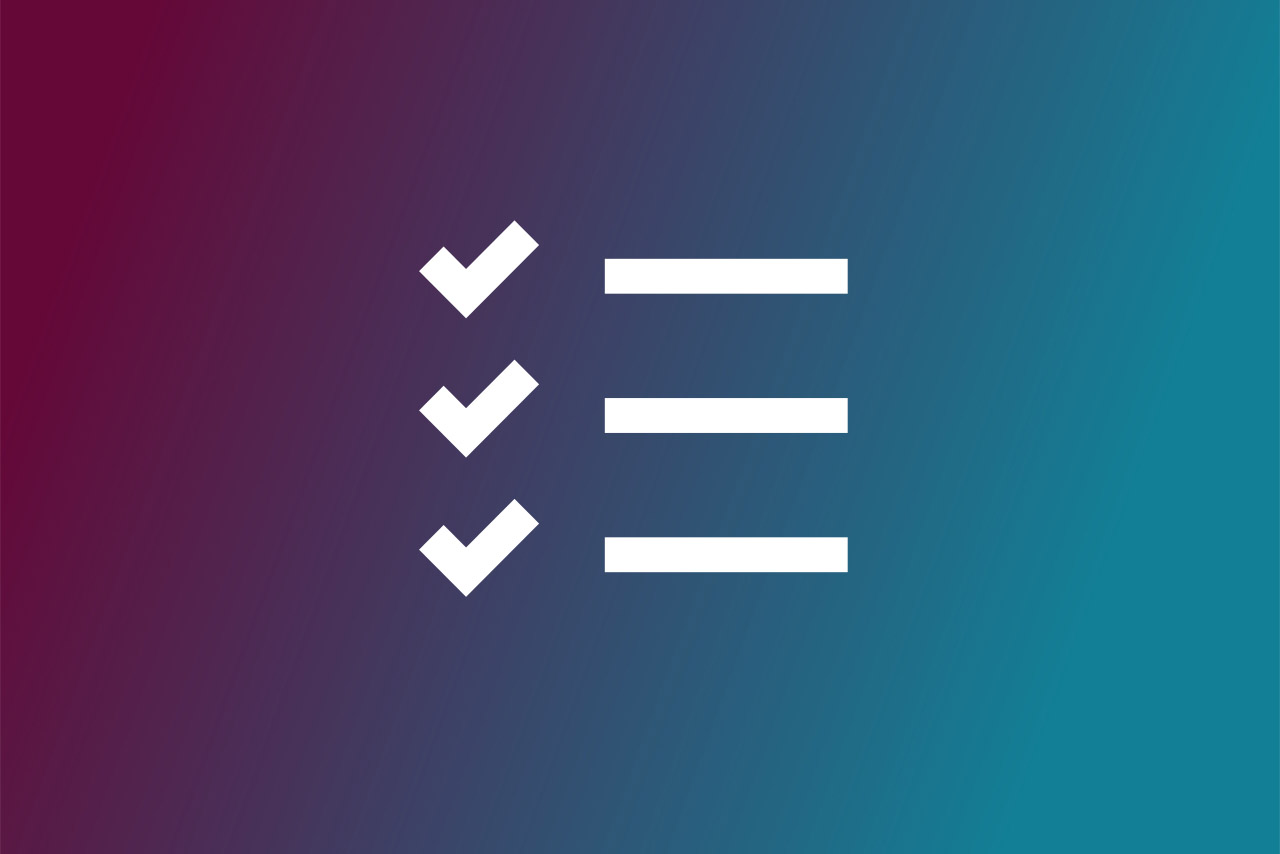 Checked to-do list icon