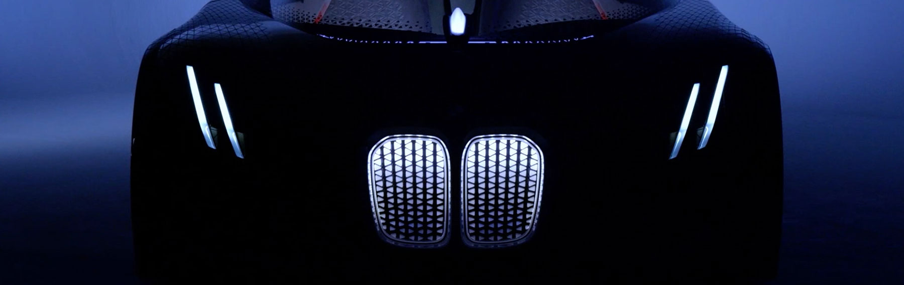 Front view of a BMW Concept Car.