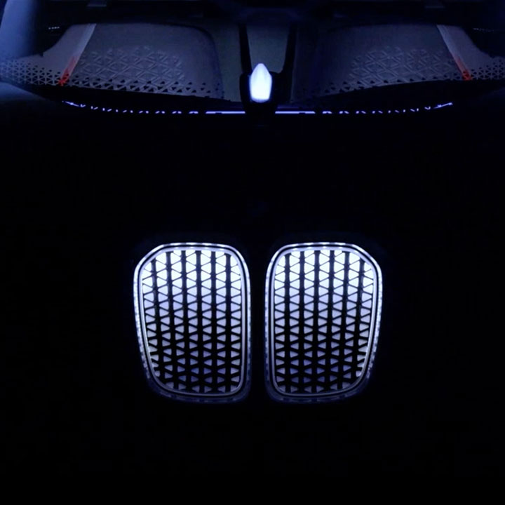 Front view of a BMW Concept Car.